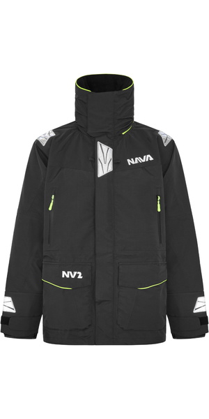 2026 Nava Performance Mens NV2 Sailing Jacket NAVANV2J01 - Black